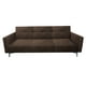 thumbnail image 1 of Sofa Cama Reclinable El Bazar Store Paris Terciopelo Chocolate Futón 3 posiciones Brazos movibles Sala, 1 of 8