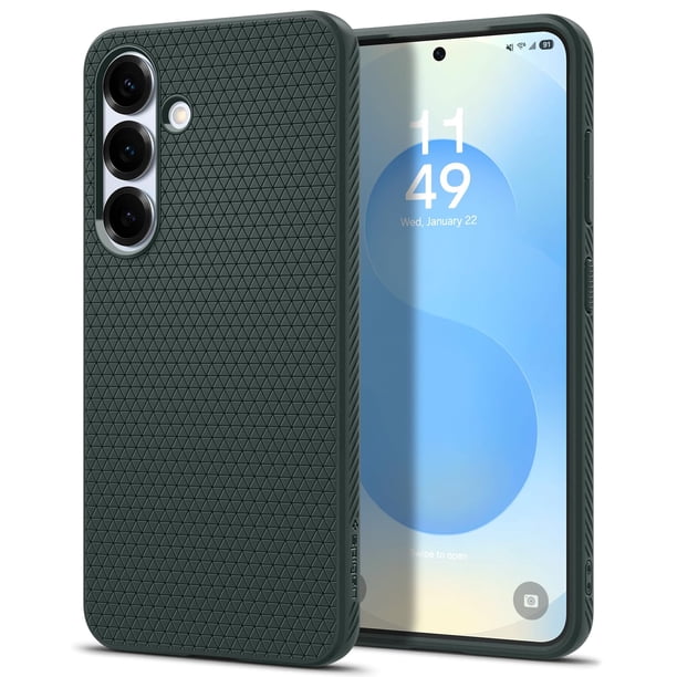 Funda Spigen Galaxy S25 Liquid Air Verde Militar