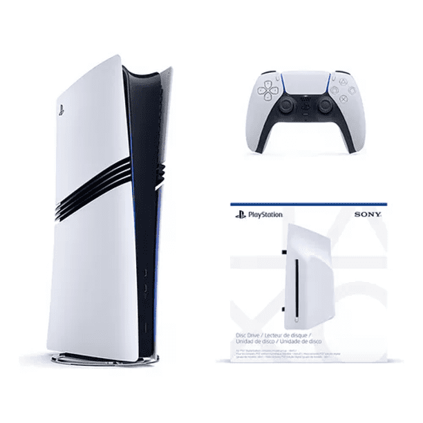 Consola de videojuegos Sony Playstation Pro 2TB blanco + Unidad lectora de disco PS5