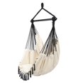 thumbnail image 1 of Silla colgante Zimtown de Cuerda para interiores y exteriores color beige, 1 of 5
