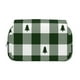 thumbnail image 2 of Disketp Green White Lumberjack Plaid Estuche de Lápices de Doble Capa con Tapa Abatible y Cremallera, Organizador Escolar para Adolescentes y Adultos, 2 of 7