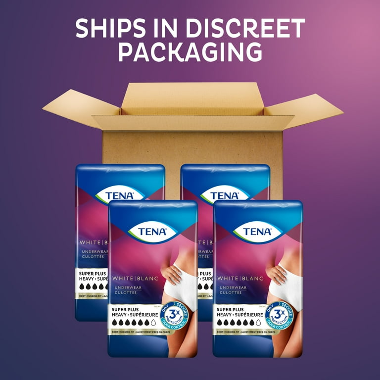 TENA, Incontinence Underwear for Women, S/M, 72 Count - Walmart.com