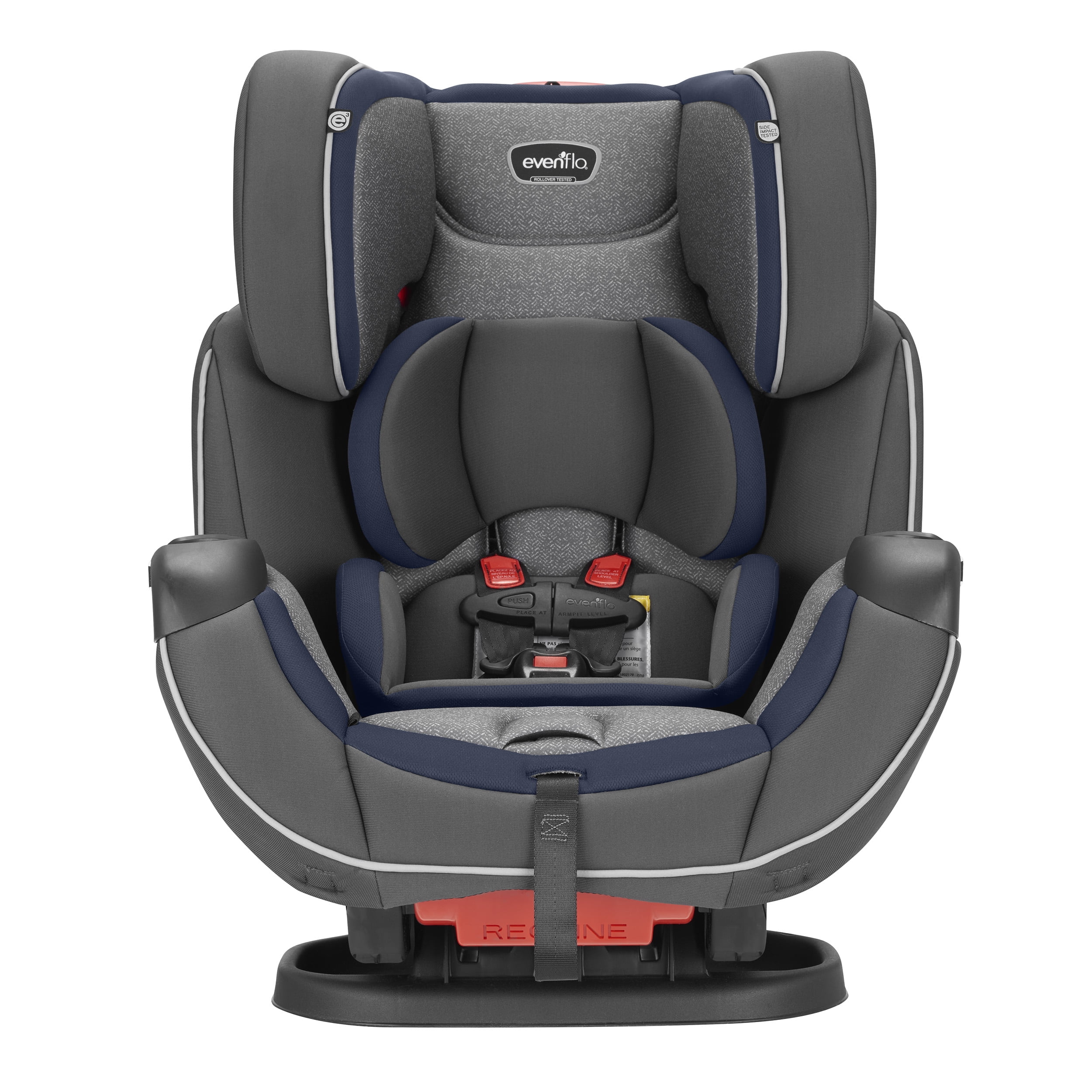 Evenflo Symphony Elite All-in-One Convertible Car Seat, Solid Print