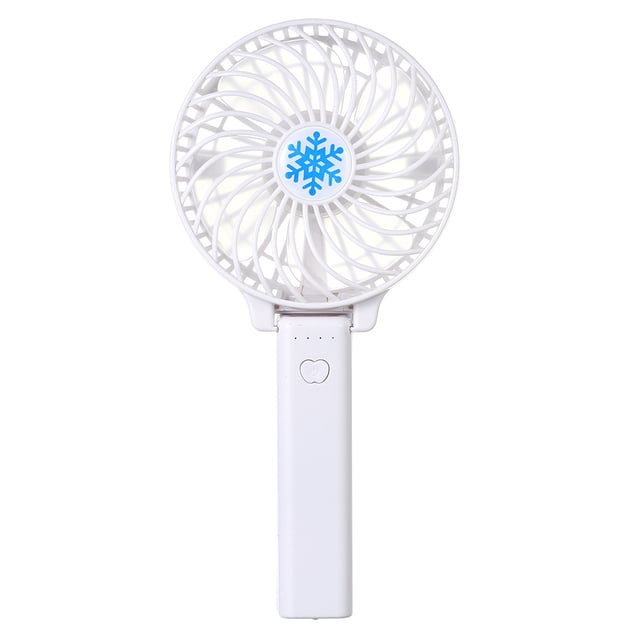 Portable USB Lithium Battery Rechargeable Fan Ventilation Foldable Air Conditioning Fans Foldable Cooler Mini Operated Hand Held Cooling Fan for Outdoor Home (Black)