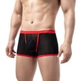 thumbnail image 2 of Ketyyh-chn99 Underwear for Men Boxers Breathable Underwear for Men Comfort Waist Trunk Sport Underwear Black,M, 2 of 5