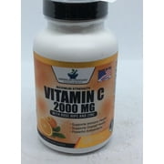 Vitamin C 2000mg, 120 Vegan Capsules, 60 Day Supply