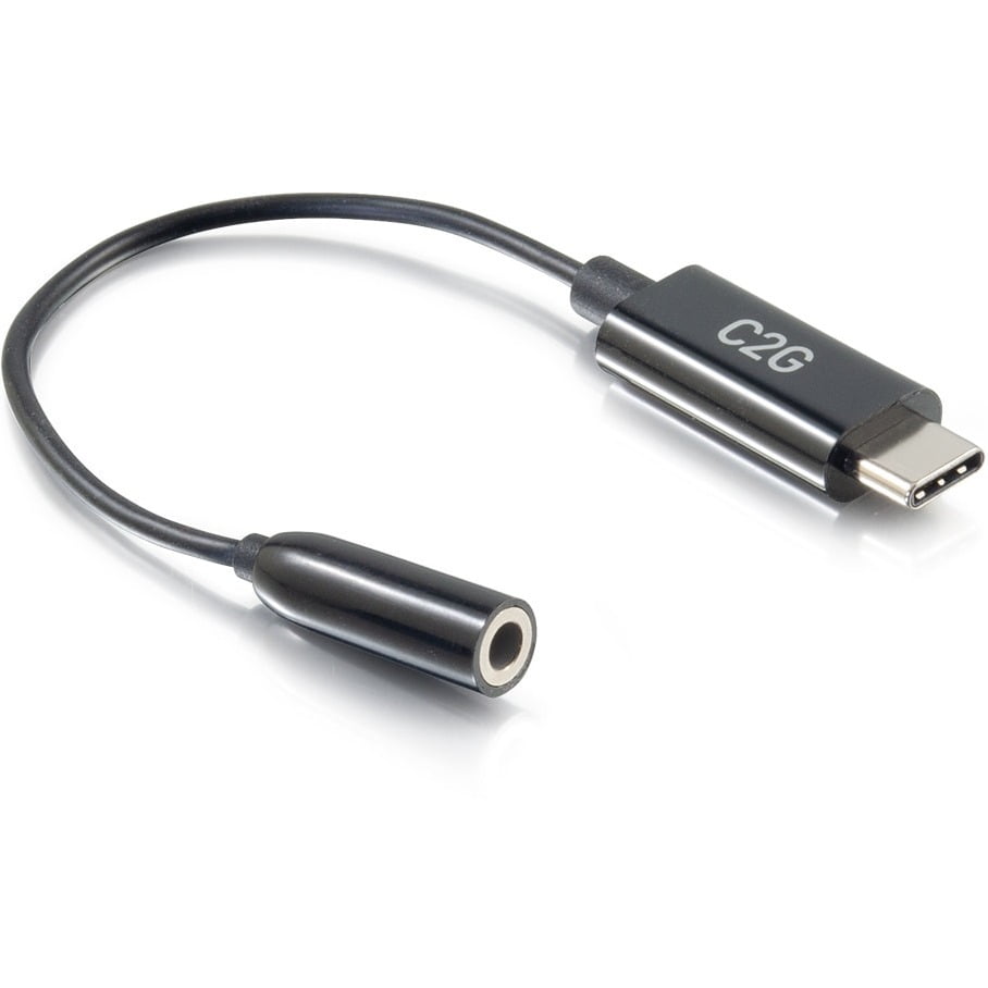 C2G USB C To Aux Adapter (3.5mm) USB C Phone Adapter For Audio