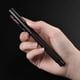 thumbnail image 3 of Forest - Juego de pluma estilográfica de punta fina, diseño clásico con convertidor y estuche de metal, color negro, 3 of 4
