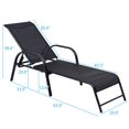 thumbnail image 3 of Ensemble de 2 Chaises Longues de Patio à Sangle, Fauteuils Inclinables à Dossier Réglable, 3 of 10