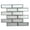 Beige, variant on Champagne Glass Mosaic with Silver Metallic Trim 12-in x 12-in Glass Mosaic Wall Tile(10-sq. ft/ Box)