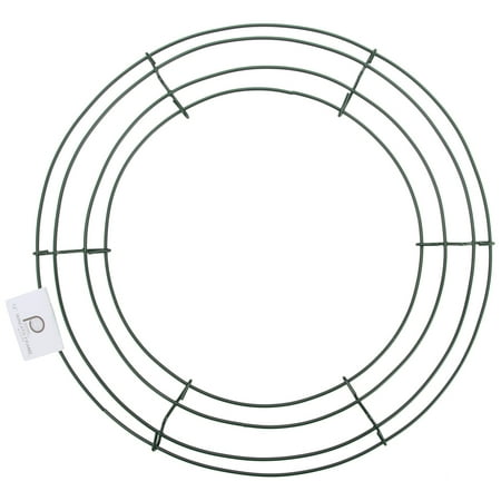 Panacea Wire Wreath Frame, Green, 18