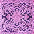 thumbnail image 1 of Ahgly Company Indoor Square Persian Purple Traditional Area Rugs, 7' Square, 1 of 4