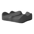 thumbnail image 1 of Cojín ergonómico para asiento, cojín de espuma viscoelástica para silla, ideal para viajes, sofá, cama y hogar. Negro, 1 of 9