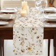 thumbnail image 3 of Table Runners 70 Inches Long Dress Scarves, Vintage Spring Floral Farmhouse Coffee/Dining/Kitchen Table Decor, Holiday Table Runner, Summer Botanical Rustic 13x70 Inch, 3 of 9