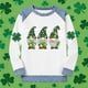 thumbnail image 5 of TaTaai Women's Spring Holiday Blouse Long Sleeve Round Neck St. Patrick's Day Patchwork Design Irish Festival Casual Top Gift, 5 of 5