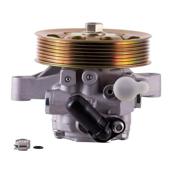 Power Steering Pump with Pulley - Compatible with 2006 - 2011 Honda Civic 1.8L 4-Cylinder 2007 2008 2009 2010