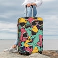 thumbnail image 3 of Lsque Angry Shark Pattern Printed Luggage Cover, Travel Luggage Protector,Scratch and Dirt Resistant, Fits 18-32 Inch Luggage - Large, 3 of 9
