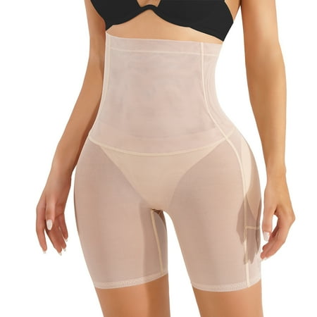 

CtriLady Padded Butt Lifter for Women High-Waisted Panties Shapewear Tummy Control Hip Enhancer Seamless Underwear Body Shaper(Beige Medium)