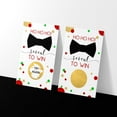 thumbnail image 2 of Festive Christmas Scratch Off Game Cards - 28 Pack, Jolly Bowtie Theme, Holiday Party Games, Raffle Tickets, Red Green Gold by Paper Clever Party, 2 of 6