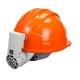 thumbnail image 3 of Cascos de ventilador con ventilador multiusos, ajuste de 3 engranajes, ventilador de refrigeración portátil con tapa dura para deportes, acampada al Naranja, 3 of 9
