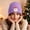 Purple, variant on Wioihee Embroidered Knit Cuffed Beanie for Men Women Tactical Winter Warm Hat