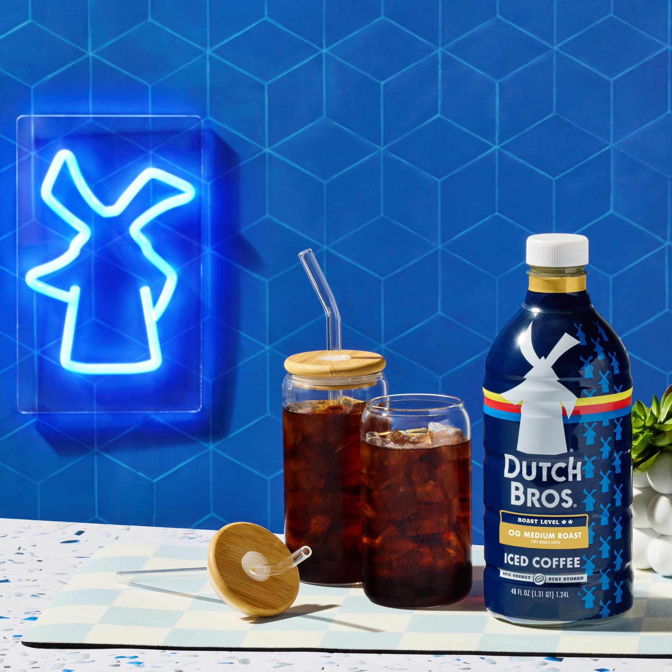 Dutch Bros® Iced Coffee, OG Medium Roast, 48 fl oz Bottle (Pack of 1)