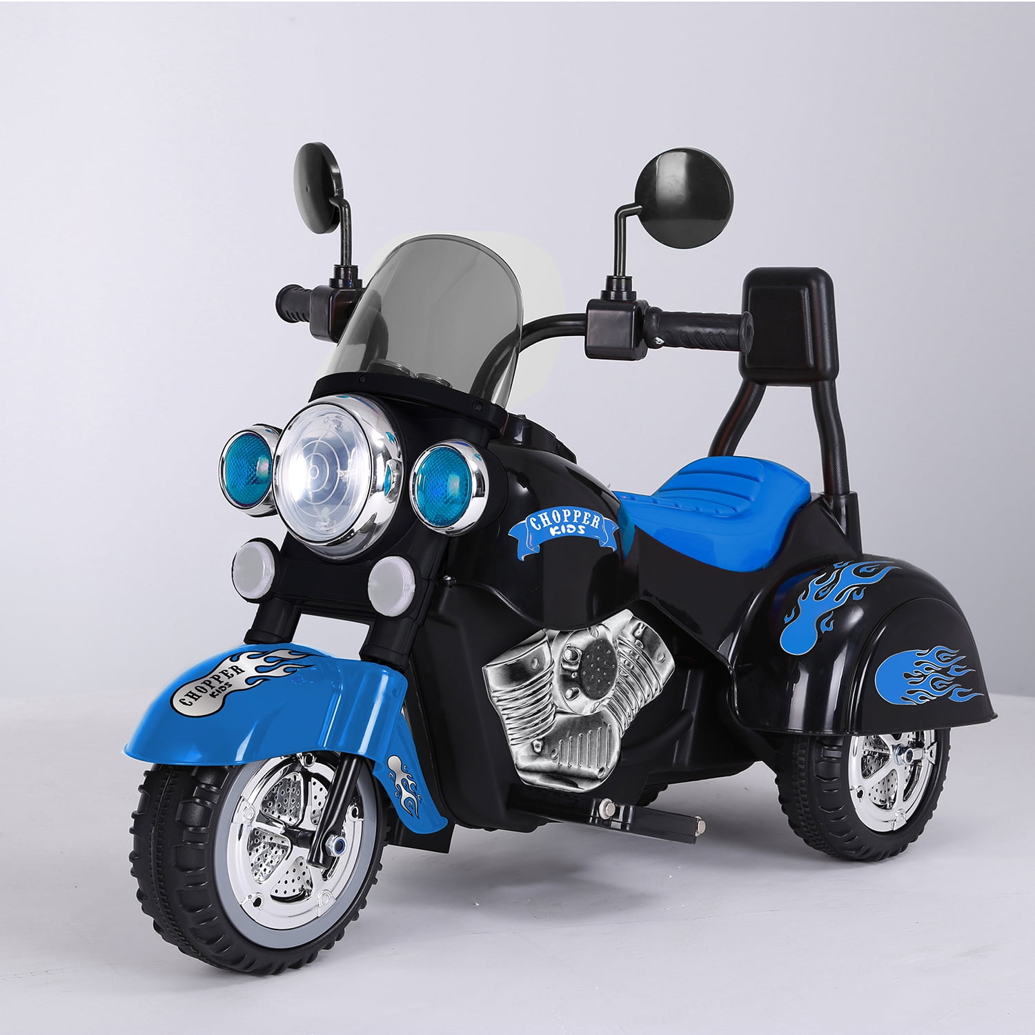 CIPACHO Trike Motorcycle 6 V Powered Ride on Motorcycle for Kids, 3 Years Old Above, Blue CIPACHO Trike Motorcycle 6 V Powered Ride on Motorcycle for Kids, 3 Years Old Above, Blue