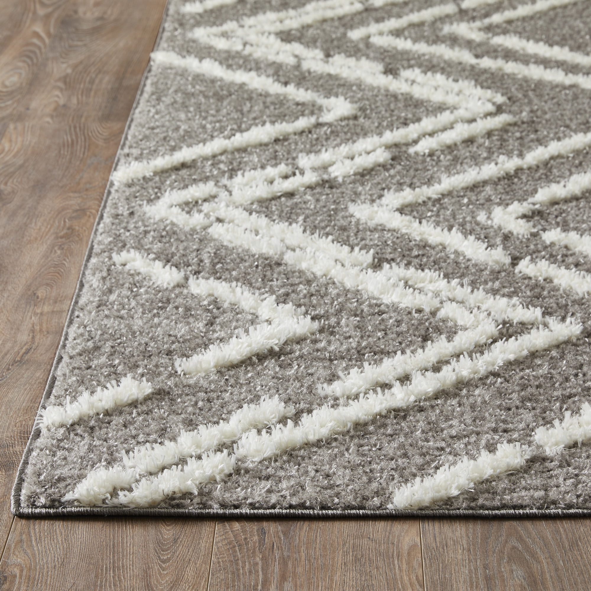 Loomaknoti Vemoa Armeley 9' x 12' Gray Geometric Indoor Area Rug