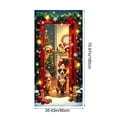 thumbnail image 3 of Hometravel Large Christmas Door Cover Curtain, Santa Claus Design Fabric Decoration, 35x72 Inch Wall Hanging for Party, Festive Home Entrance Decor, 3 of 6