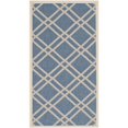 thumbnail image 1 of Safavieh Courtyard Blue Indoor Outdoor Rug - 2'7" x 5', 1 of 1