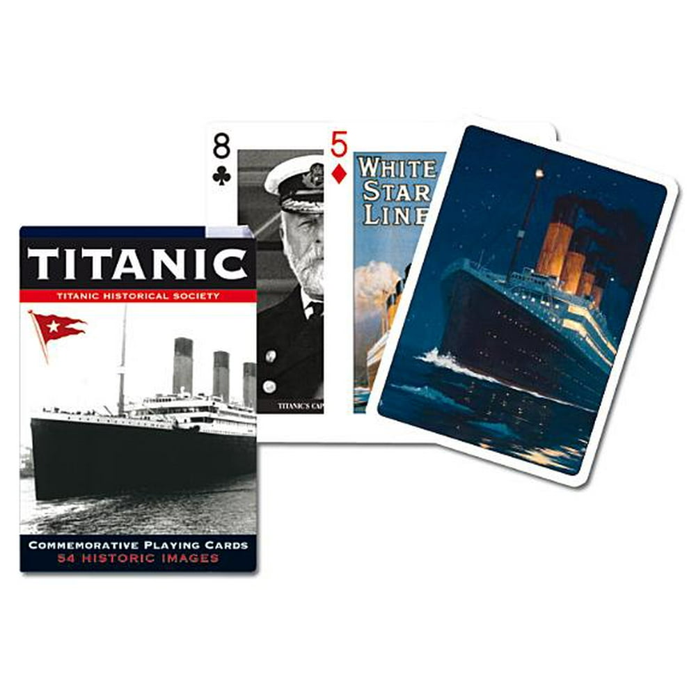 Commemorative Titanic Playing Cards Deck by Piatnik Austria Walmart