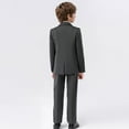 thumbnail image 5 of FLMEI Boy Suits 6 Piece Slim Fit Suit for Kids Toddler Boy Tuxedo Set Formal Set Wedding Ring Bearer Outfit for 1-14Y, 5 of 8