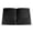 Black, variant on Letter Size Heavy Duty Plastic Folders with Pockets - 7 Color Waterproof File Organizers for Office/School (Holds 150 Sheets, Business Card Slot)