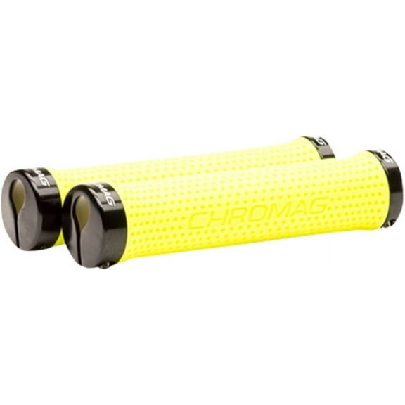 Chromag Basis Grips, Neon Yellow NLS
