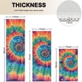 thumbnail image 4 of Colorful Rainbow Tie Dye Spiral Pattern Kitchen Rugs Sets Of 3,Kitchen Runner Rugs Non Skid Washable,Decorative Kitchen Floor Mats for Kitchen,Sink,Laundry,17"x30"+ 17"x47" + 17"x59", 4 of 6