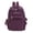 Purple, variant on Backpack for Women Oxford Backpack for Women Fashion Large Capacity Casual Travel Daypack Beige One Size