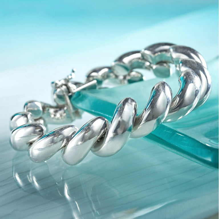 Ross Simons Italian Sterling Silver Large San Marco Bracelet Women s Adult