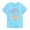 Blue, variant on Carnation Printed T Shirt Mom Shirt Happy Mothers Day Casual Graphic Short Sleeve Tops for Daily Wear And Holiday Celebration for 3-14 Years