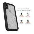 Body Glove Tidal Waterproof Phone Case for iPhone Xs Black/Clear
