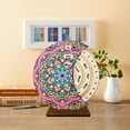 thumbnail image 6 of FLOPESN Rotatable Permanent Calendar DIY Diamond Art Painting Kits Ornaments, Creative Design Diamond Art Wooden Home Decor, Desktop Single-Sided Diamond-Mandala, 6 of 8