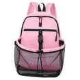 thumbnail image 2 of Almencla Basketball Backpack Carrier Multifunction Sports Bag for Camping Outdoor Gym Pink, 2 of 8