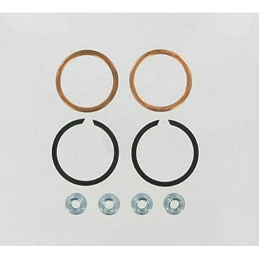 James Gasket 65324-83-KCR2 Exhaust Port Gasket Kit - Copper Crush Ring Gaskets and Heavy-Duty Hex Nuts