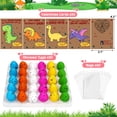 thumbnail image 3 of Set de regalo de tarjetas de dinosaurios con huevos sorpresa para San Valentín para niños choopheme, 3 of 7