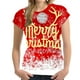 thumbnail image 3 of Camiseta de Navidad para mujer, camisetas de manga corta con cuello redondo en 3d de Año Nuevo, camisetas Kawaii de Navidad, ropa overiszed para mujer Y2K 2023, 3 of 4