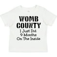 thumbnail image 3 of Inktastic Womb County I just Did 9 Months on the Inside Boys or Girls Toddler T-Shirt, 3 of 5