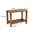 thumbnail image 3 of Teakcraft  The ESKE, Teak Shower Bench 24 Inch, 3 of 7