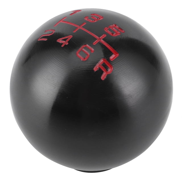 Perilla de cambio de seis velocidades, de 5 velocidades, color negro, palanca de cambios automática, palanca de cambios, palanca de cambios, perilla, balonmano deportivo(Negro 6 velocidades) Unbranded 1616200069312