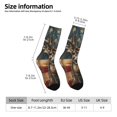 thumbnail image 2 of Balery American Flag Deer Art Calcetas Largas con Estampado para Hombre y Mujer – Suaves y Transpirables, Talla Única (US 5-11), 2 of 6
