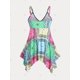 thumbnail image 2 of Traje de Tankini de Pañuelo con Estampado Geométrico de Paisley Rosegal  Camisetas sin mangas de talla grande, 2 of 5