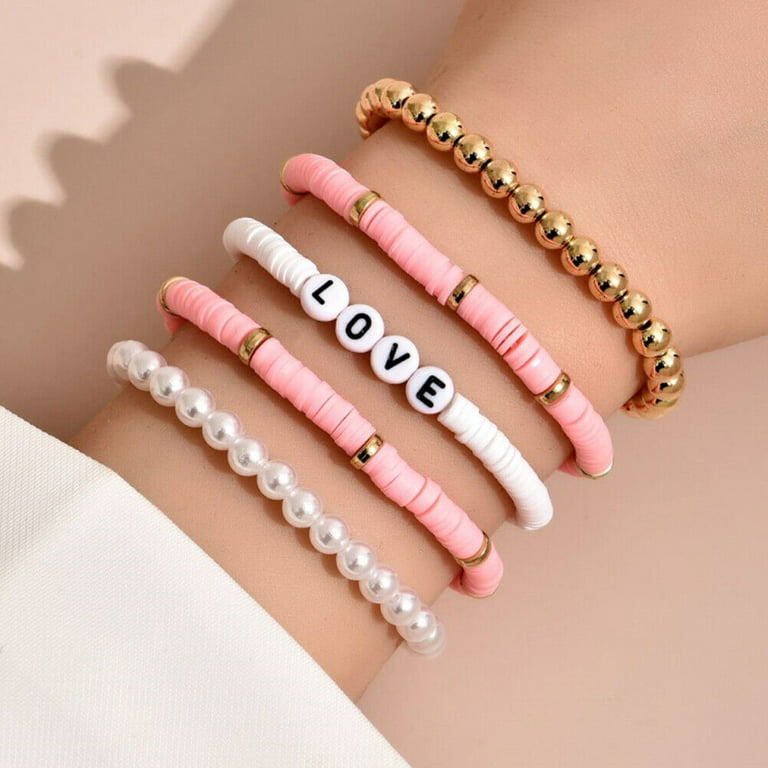 Love Bracelets, Beads Bracelets,be Happy Bracelet,handmade